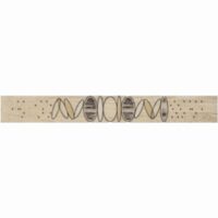 Piesa decorativa Lucia Light Lux 2241, tip lemn, 5x50 cm, bej