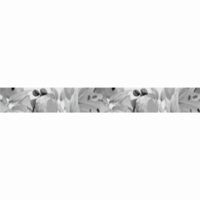 Piesa decorativa Viola Flowers Anthracite 2594, tip decor, 5x50 cm, gri inchis