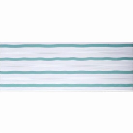 Piesa decorativa Viola Strips Green 2543, tip relief, 20x50 cm, verde