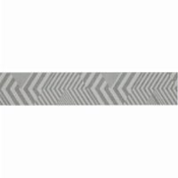 Piesa decorativa Silk Zig Zag Light Grey 2625, tip decor, 6x40 cm, gri