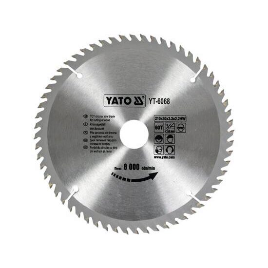 Disc circular pentru lemn TCT, 216x48tx30mm YT-6068