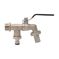 Robinet dublu serviciu 1/2", cu doua iesiri, RB-RA12D