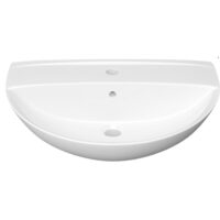 Lavoar portelan Simpla 55 Alb cu elemente fixare