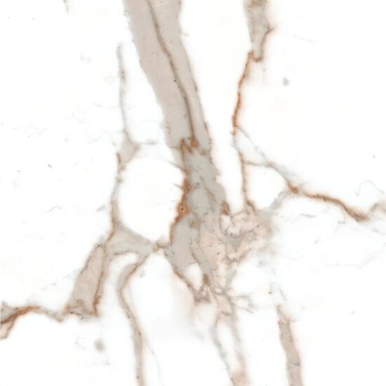 Gresie Rectificata Orobianco White 6162, tip marmura, 60x60 cm, alb
