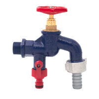Robinet fonta dublu serviciu cu doua iesiri 3/4" ION-RA34D