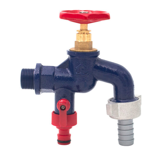 Robinet fonta dublu serviciu cu doua iesiri 3/4" ION-RA34D