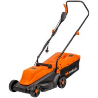 Masina de tuns iarba LM 1200, 1200W, 30litri, 3100 rtpm, latime de taiere 320mm, portocalie/negru EVOTOOLS