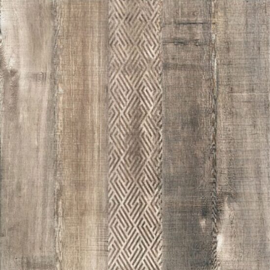 Gresie Atelier Print Grey 9468, tip lemn, 45x45 cm, gri
