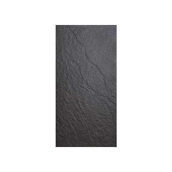 Gresie Magma Black 9373, tip piatra, 30x60 cm, negru