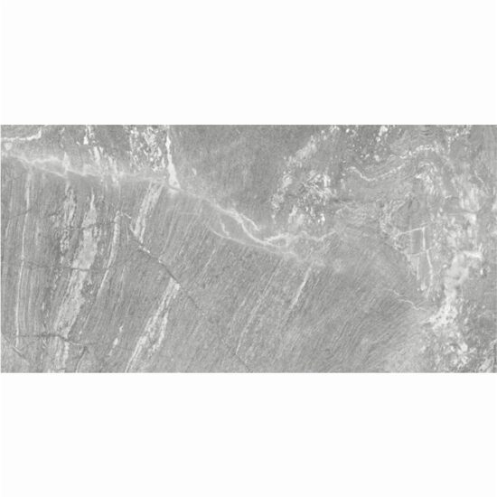 Gresie rectificata Cavatino Grey 6188, tip marmura , 30x60 cm, gri