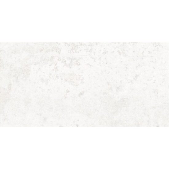 Gresie Cubo White 9747, tip metalic, 30x60 cm, alb