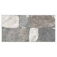 Gresie Roccia Grey 9729, tip piatra, 30x60 cm, gri