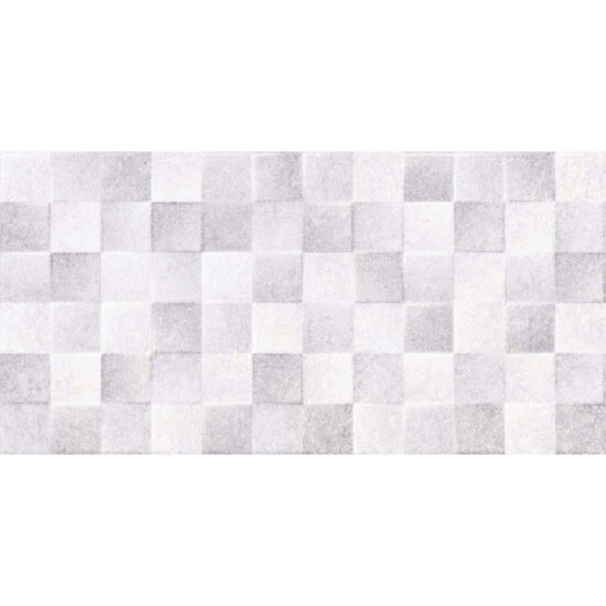 Piesa decorativa Varese Squares Grey 2905, tip decor, 30x60 cm, gri