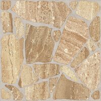 Gresie Debris Brown 9742, tip piatra, 33.3x33.3 cm, maro
