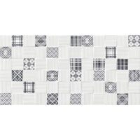 Piesa decorativa Tessile Cubik Gris, cod A029, 25x50 CM culoare Gri