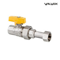 Robinet sferic gaz 3/4", cu piulita pivotanta si fluture aluminiu, ORION 3403100