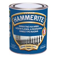 Vopsea alchidica pentru metal HAMMERITE lucios ROSU 2.5 L