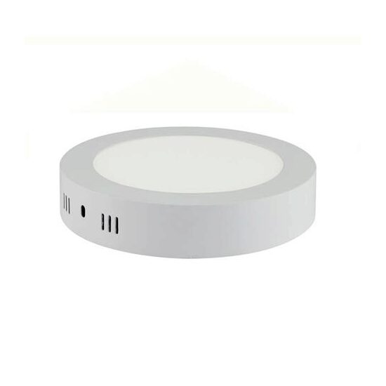 Panel LED 12W, rotund, aplicabil, lumina rece 6000K, 165-260V, cod 016-025-0012, Alb
