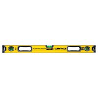 Nivelă cu bulă, aluminiu Lumytools LT16598, 80 cm, 3 bule, manere cauciucate, baza magnetica
