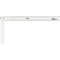 Echer din aluminiu pentru măsurare și trasare, 500 × 235 mm, cod 72-147