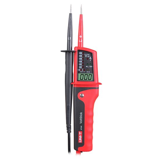 Tester tensiune ac/dc uni-t UT15C 12 V-690 V cu indicator LED, 34 g