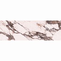 Faianta rectificata Marble Viola Bordo 3393, model marmura, 24.4x74.4 cm, rosu