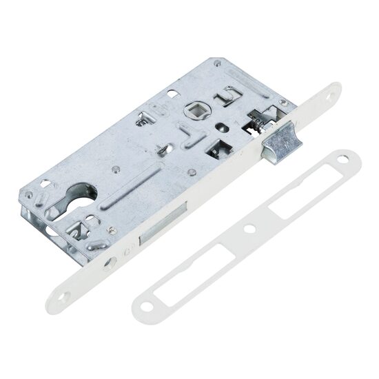 Broasca îngropată Yale 43 × 90 mm oțel alb pentru uși interior lemn