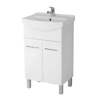 Set Baza 2 usi cu Lavoar 50cm si Oglinda 40.5cm - FSC Mix best50