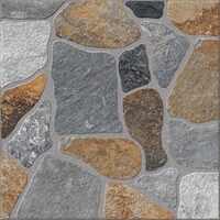 Gresie model piatra 6569 Castro Mix Brown 45x45 cm, Maro