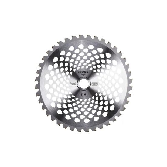 Disc de tăiere pentru motocoasă RURIS PS241/242-1, , 40 tăișuri, oțel, pentru arbusti si tufisuri