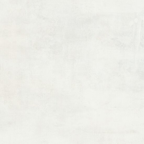 Gresie rectificata Terra White, model ciment, 45x45 cm, Alb, finisaj mat