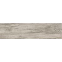 Gresie Atelier Pearl, model lemn, 15x60 cm, Alb, Bej, finisaj mat