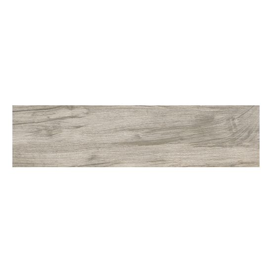 Gresie Atelier Pearl, model lemn, 15x60 cm, Alb, Bej, finisaj mat