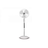 Ventilator cu picior si telecomanda, 40cm, Alb, DA-1611