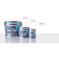Email anticoroziv 3 în 1 Kober, albastru RAL 5010 0,75 L pentru metal, lucios, anticoroziv