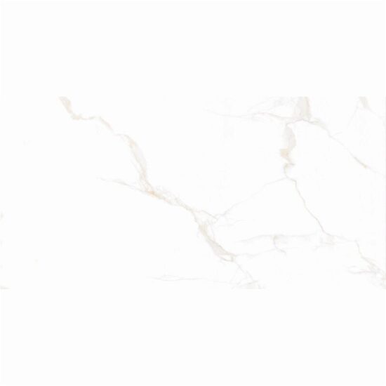 Faianta Classic Carrara Gold DK, CLA12, model marmura, 30x60 cm, alb, finisaj lucios, in relief