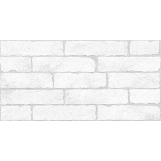 Gresie Rumeli White, model caramida, 30x60 cm, RUM1, alb