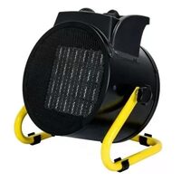 Aerotermă electrică ceramică PTC Dedra DED9930C, 2000 W, 2 trepte de încălzire 1000/2000 W, termostat reglabil, carcasă metalică