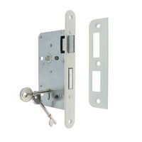 Broasca îngropată Yale Y5 sai 43 × 54 mm oțel alb pentru uși interior 2 chei