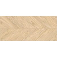 Gresie rectificata 3636 Tilia Chevron Beige, model lemn, 60x120 cm, Bej, finisaj mat