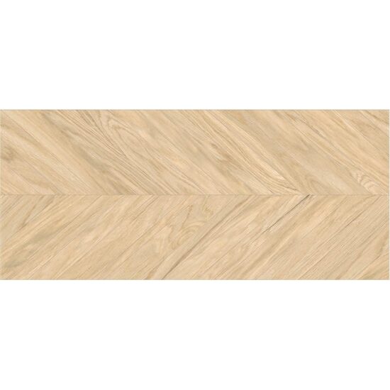 Gresie rectificata 3636 Tilia Chevron Beige, model lemn, 60x120 cm, Bej, finisaj mat