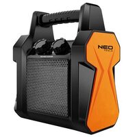 Aerotermă electrică ceramică NEO Tools 90-060, 2000 W, 2 trepte de încălzire 1000/2000 W, termostat reglabil, ventilator