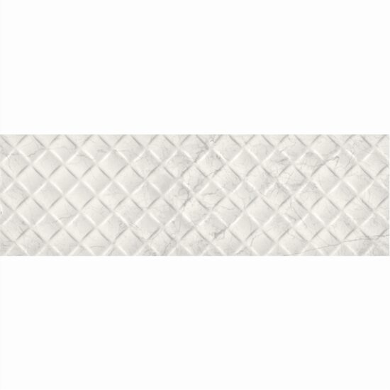 Faianta rectificata Astoria Crema Decofon Magnifica 1. QK45, model marmura, 30x90 cm, Crem, finisaj lucios