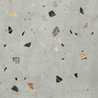 Gresie rectificata Sempre Grigio 1., model ciment, 60x60 cm SD12, Gri, finisaj mat