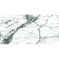 Gresie rectificata SG Pole Full Lap 1., model marmura, 60x120 cm, Alb