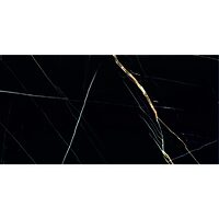 Gresie Rectificata Nox Black Crystal 60x120 cm model marmura 55016603RN
