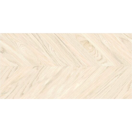 Gresie rectificata 3635 Tilia Chevron Natural, 60 x 120 cm, model lemn, bej, finisaj mat