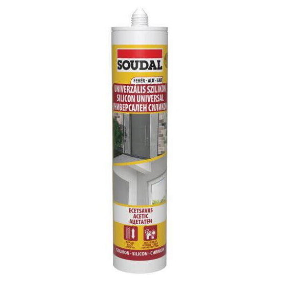 SOUDAL Silicon universal alb 280ml 103234