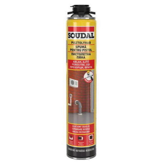 SOUDAL Spuma poliuretanica pentru pistol 750ml 122880