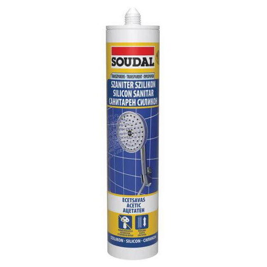 SOUDAL Silicon Sanitar transparent 280ml 103217